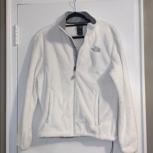 White North Face Fleece Jacket Size M